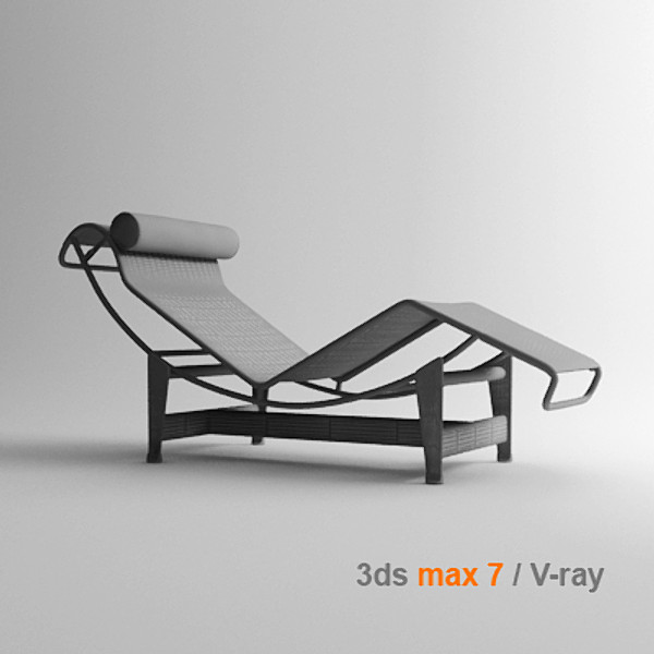 design le corbusier 3d obj - le corbusier lc4 by lajhar